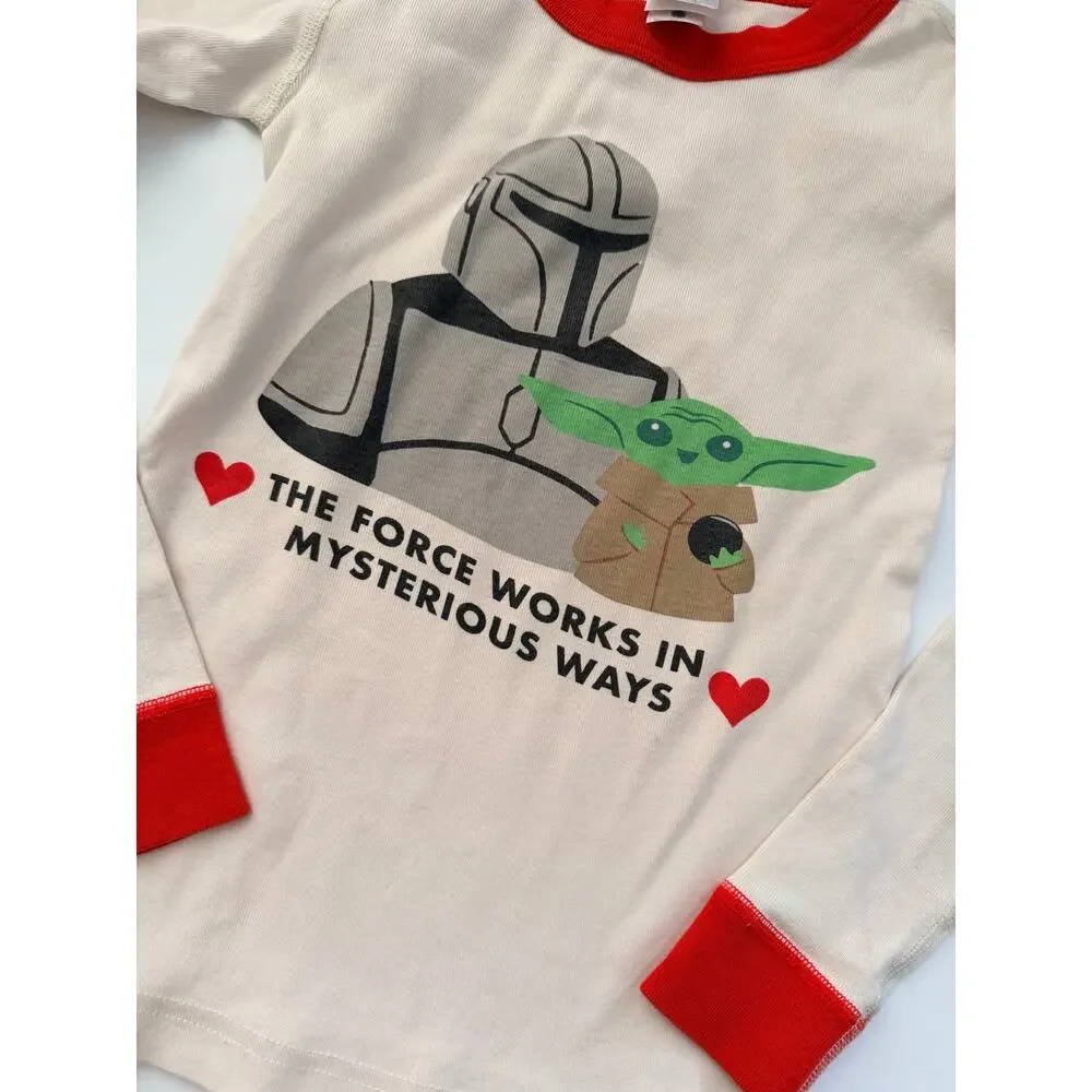 Hanna Andersson Star Wars Mando And Grogu Organic Pajama Set 8